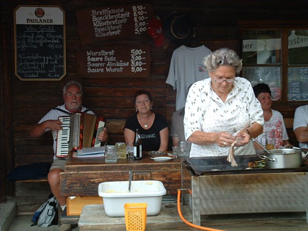 Grillen auf der Stablalpe